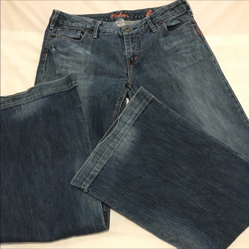 Silver Sarah Bootcut Jeans 30 9” rise Dark wash